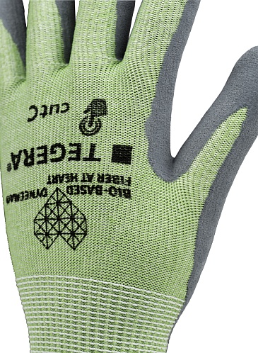 TEGERA® 457 Eco Freindly Foam Coated Level C Cut Resistant Gloves and Sleeves