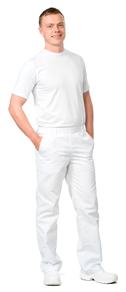 ULTRA men's trousers, white