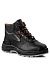 BUILD high ankle leather boots with metallic toe cap and metallic puncture resistant insert