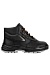 BUILD high ankle leather boots with metallic toe cap and metallic puncture resistant insert