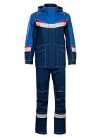 MEGATEC men's antistatic  work suit for protection against petrochemicals and short-time flame exposure