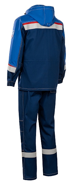 MEGATEC men's antistatic  work suit for protection against petrochemicals and short-time flame exposure