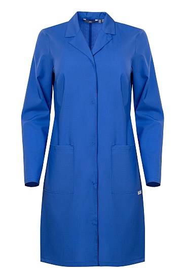 PANACEA ladies lab coat, cobalt