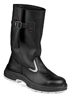 BUILD insulated knee-high boots, with a combined upper, with metallic toe cap and metallic puncture-proof midsole