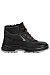 BUILD insulated high ankle leather boots with metallic toe cap and metallic puncture resistant midsole